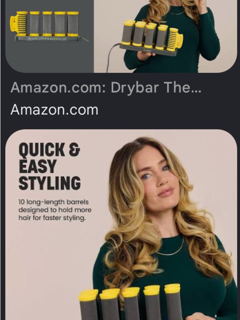 Drybar Roller Club Hot Rollers Set — Yellow & Gray